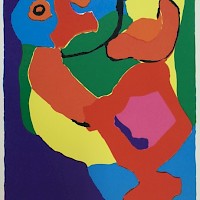 Dancing Man (Litho) - Karel Appel