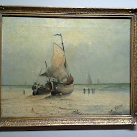 Tableau - Bateaux de pêche